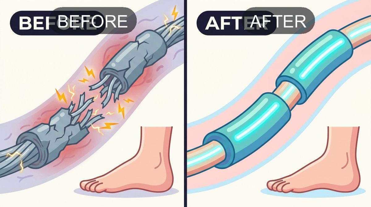 A clean, BRIGHT, MODERN, product-free editorial medical illustration in flat modern vector style, NOT photoreal, NOT dat