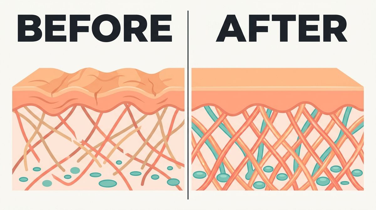 A clean, bright, modern, product-free editorial medical illustration, flat modern vector medical style, NOT photoreal, N