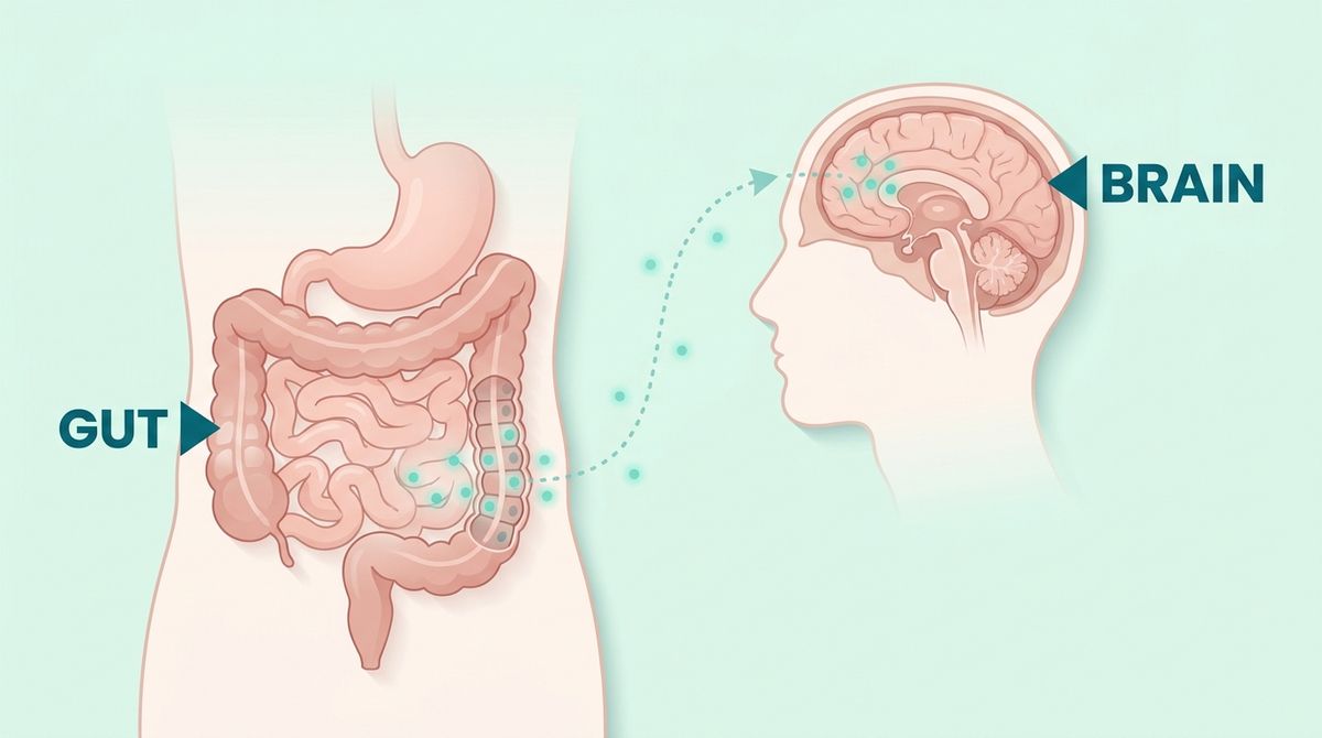 A clean, bright, modern flat-vector editorial MEDICAL ILLUSTRATION on a soft pale mint-and-white background, single pane